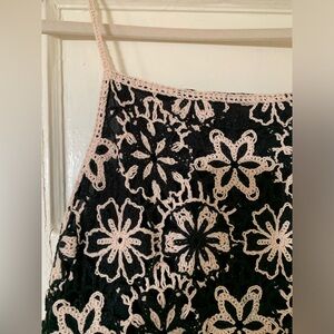 Zara crochet mini dress size small